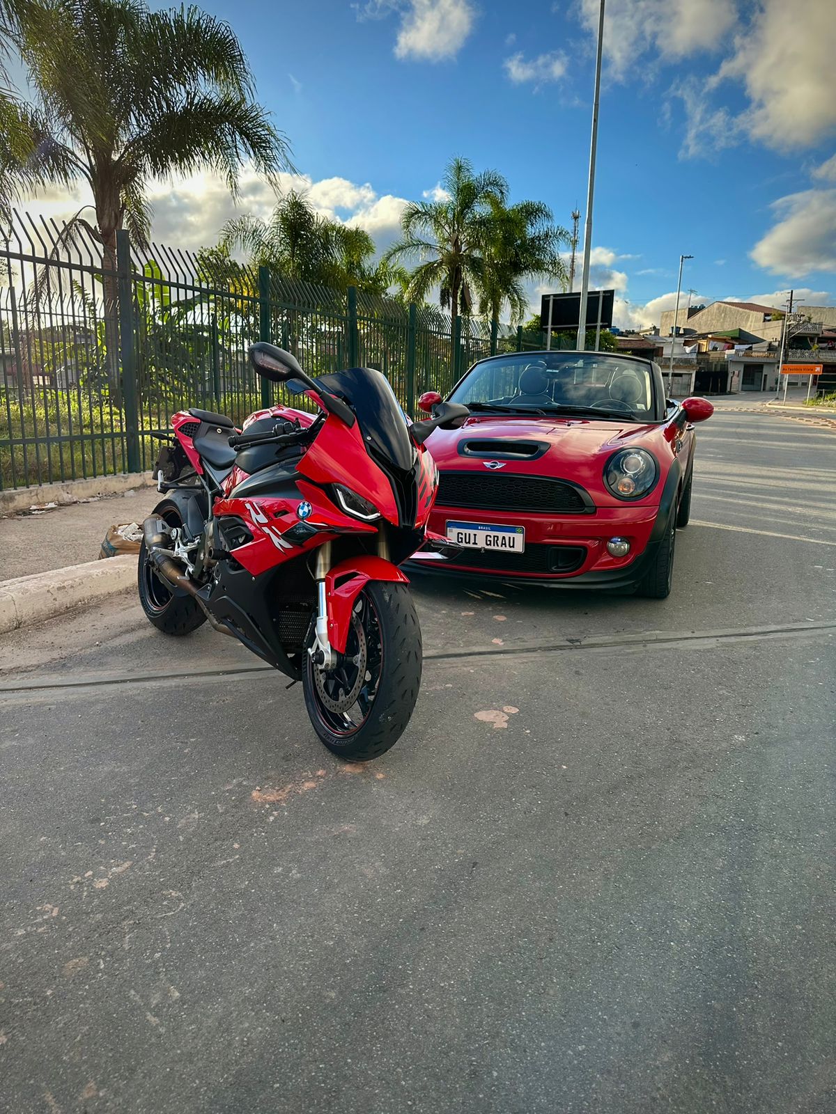 Mini cooper + S1000 rr